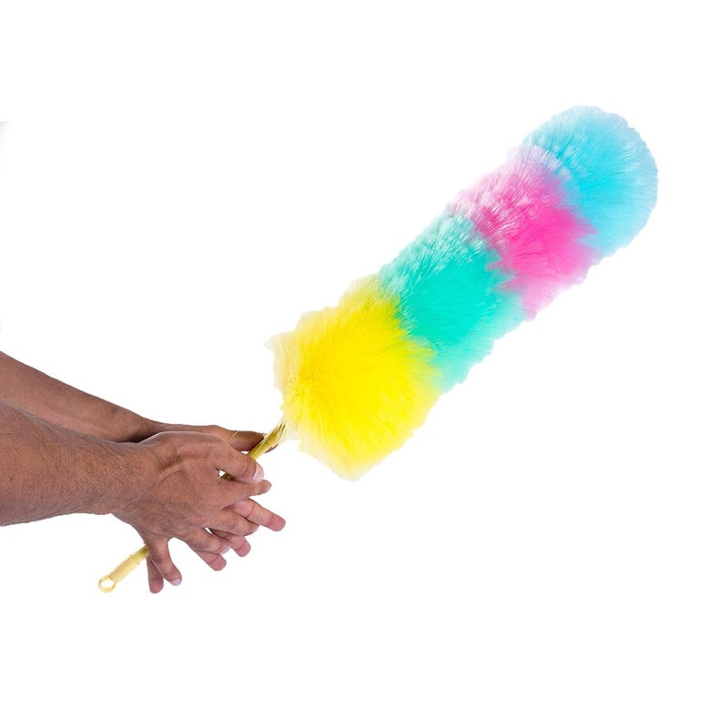 SCC Kitchen + Home Large Static Duster - 27" Inch Electrostatic Feather Duster attracts dust Like a Magnet! - Assorted Colors Will Ship - Image 2